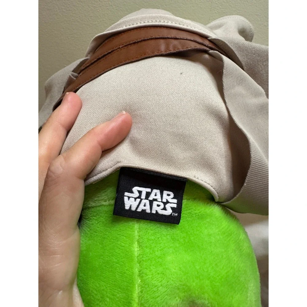 Build-A-Bear Star Wars Jedi Frog Plush Green Orange 18 inch Stuffed Animal Toy